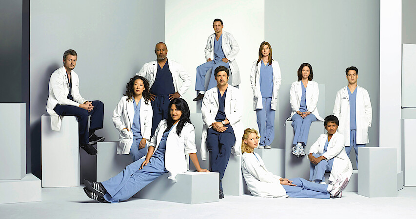 séries de médico - greys anatomy